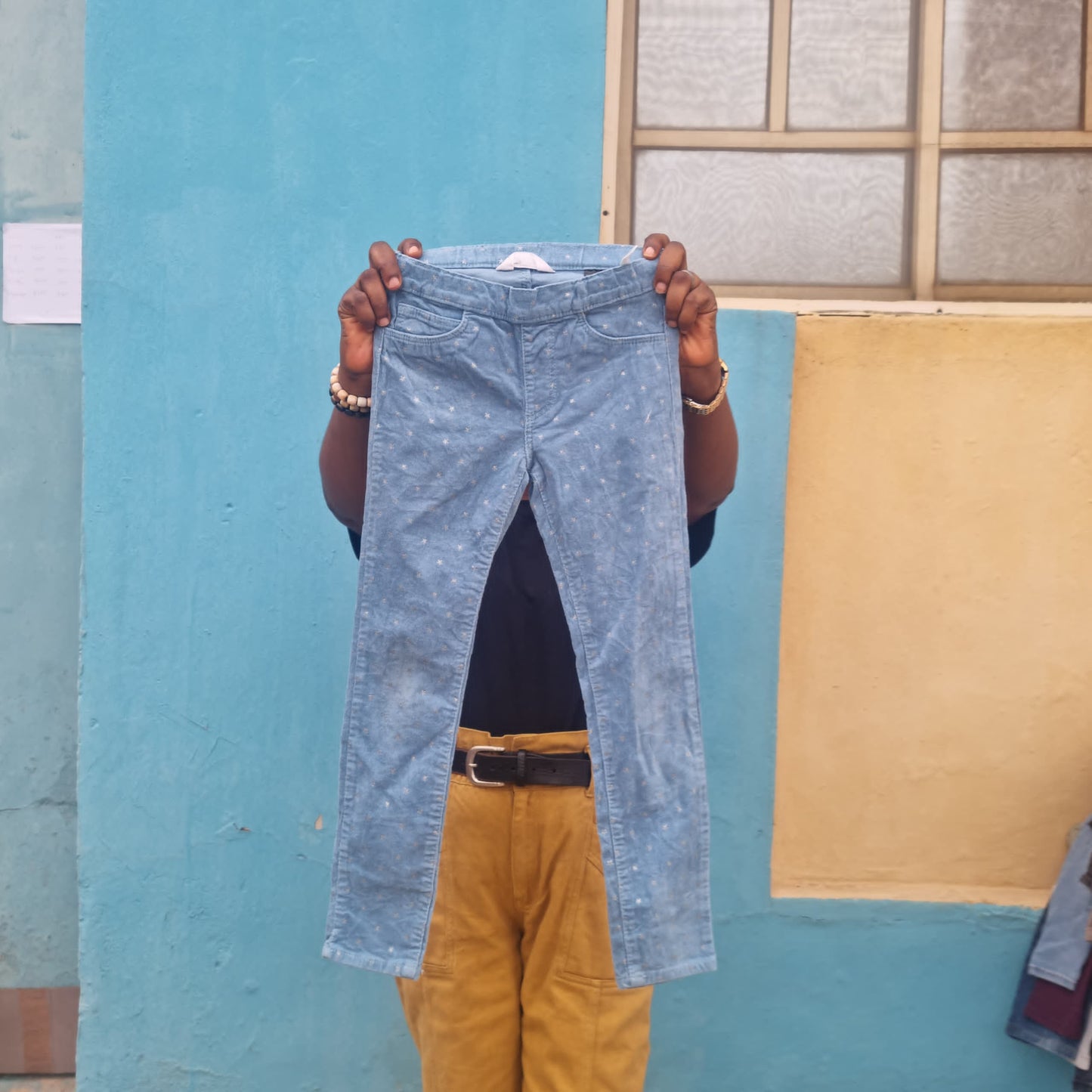 6-7 Years old Star Denim Trousers By H&M - stasthrift