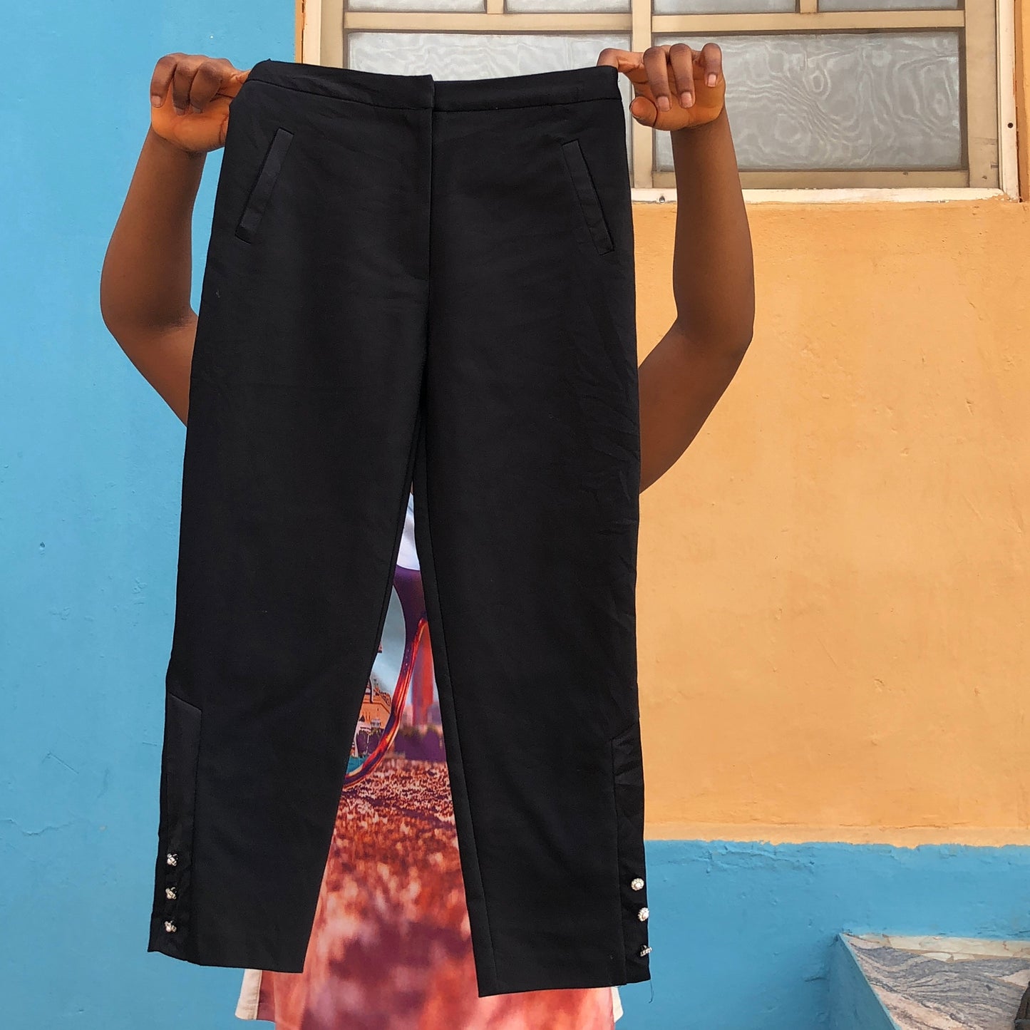 10 years old Black pants trousers by RU