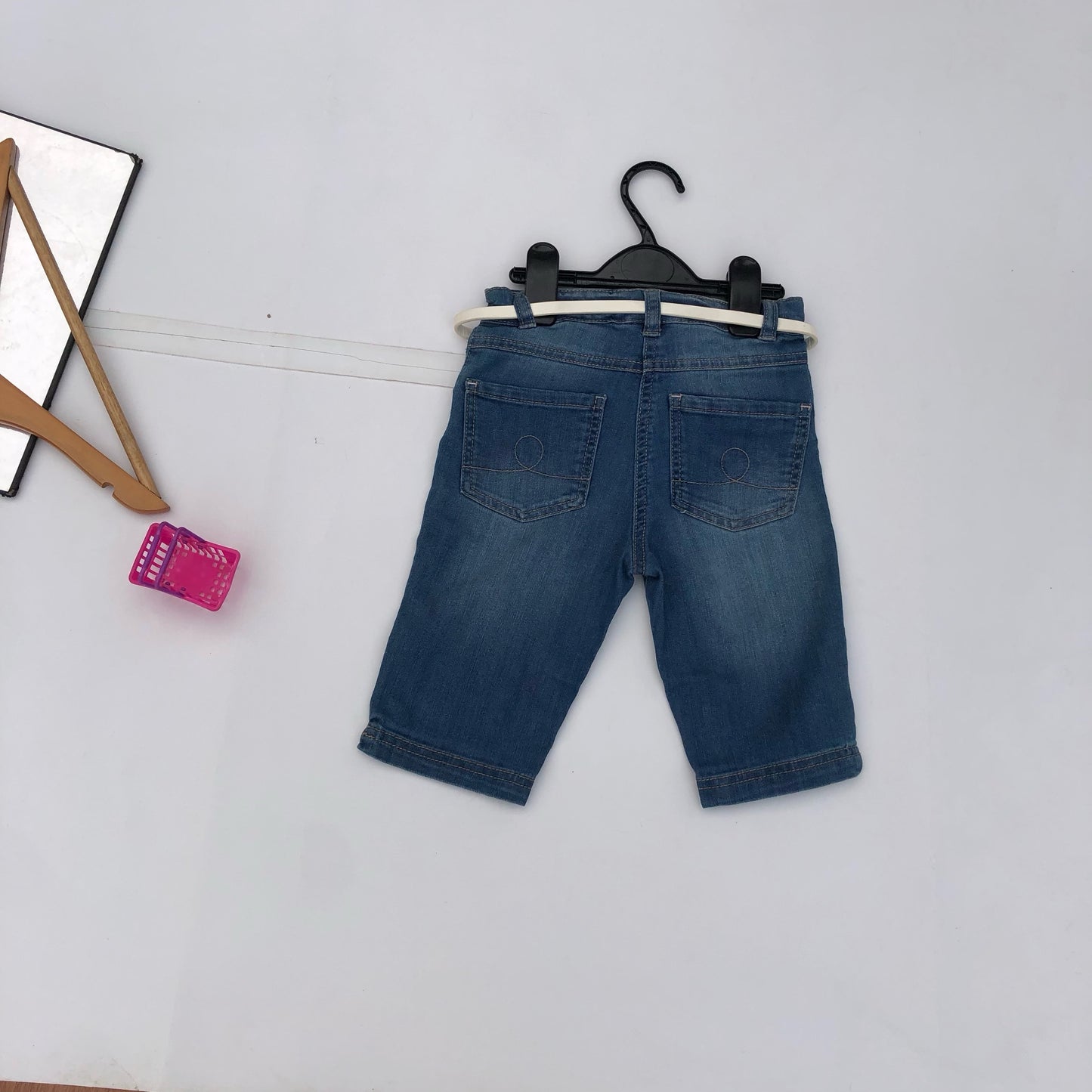 6 years old Brand New denim shorts with belt by TU