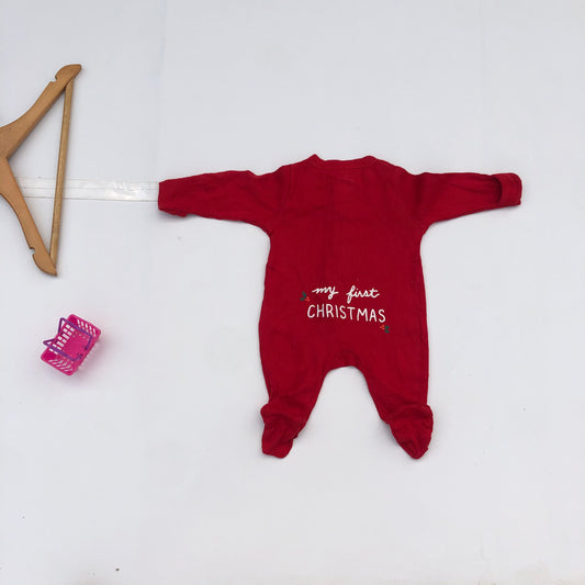 Two way zipper Sleepsuit11 for 0 month - stasthrift