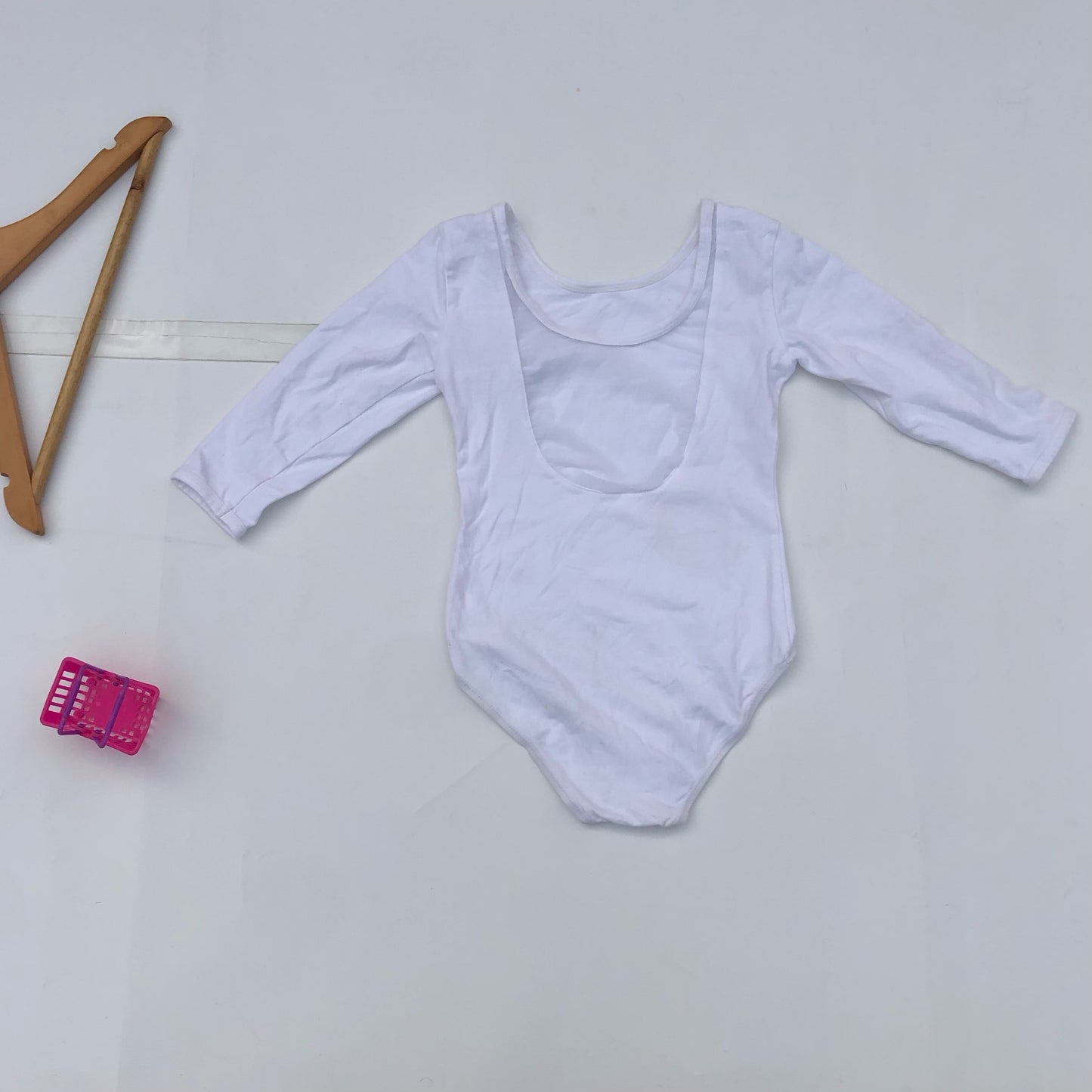 White Ballerina Bodysuit for 5-6 years old