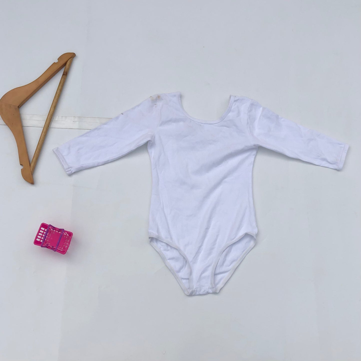 White Ballerina Bodysuit for 5-6 years old