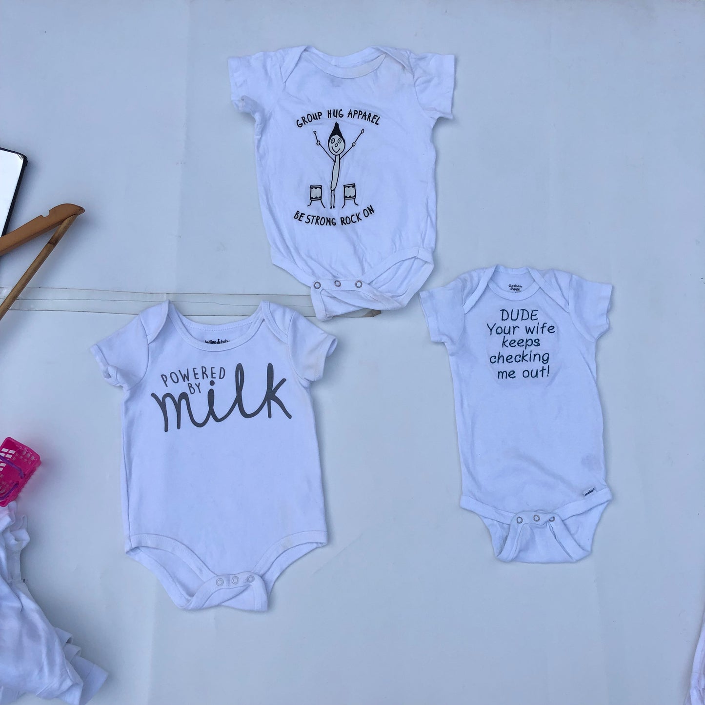 12 Months Old Set of White vest