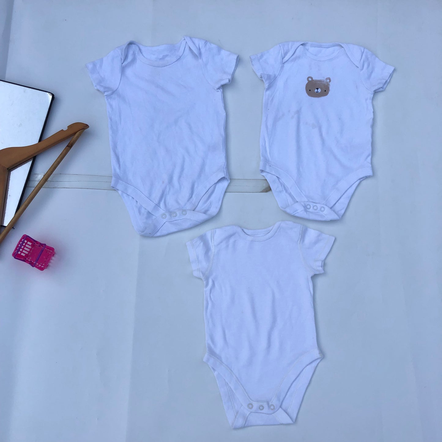 12-18 Months Old Set of White vest - stasthrift