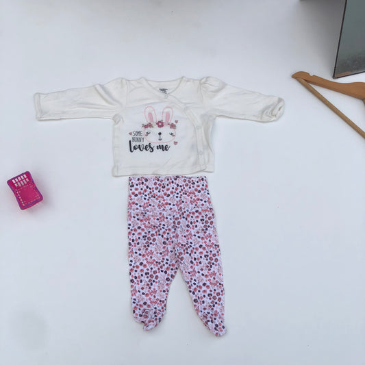 New 2-Piece Set For 0-3 Months Old