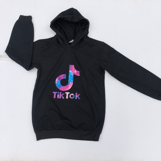 7-8 Years old Black Tik Tok hoods - stasthrift