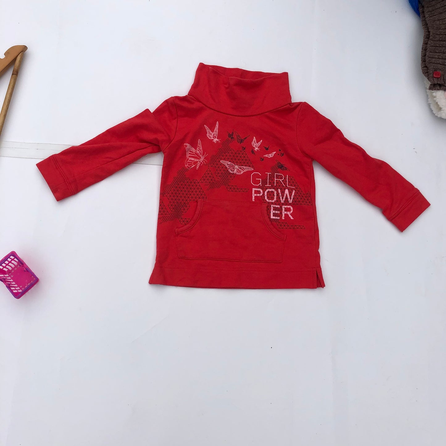 3 Years old Turtle neck sweat shirt By Power girl - stasthrift