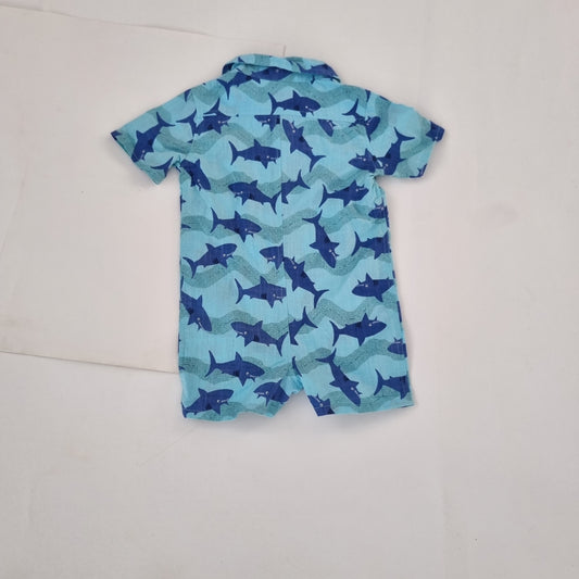Shirt Rompers for 6-9 months old by Lullaby Peack Cocks