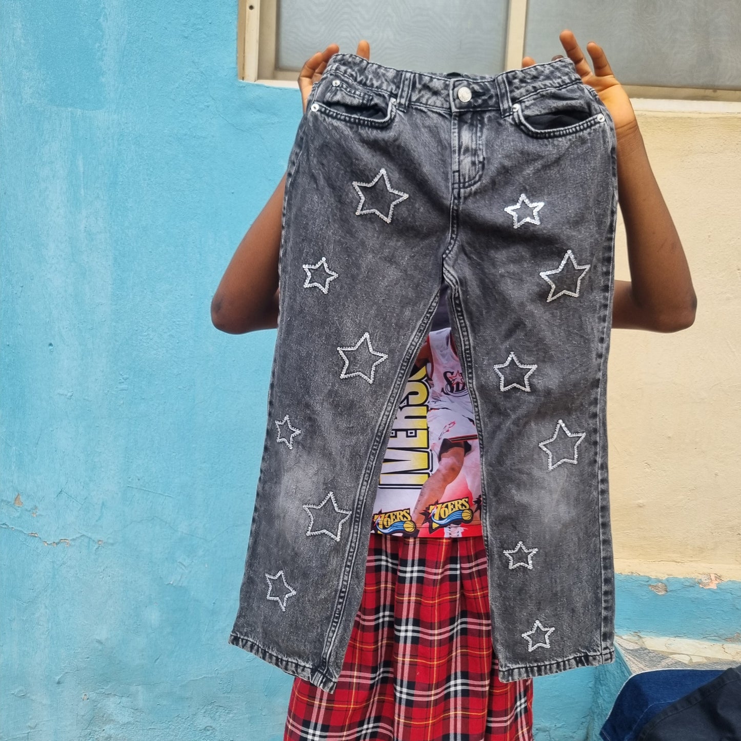Star Denim Trousers for 9-10 years old By George