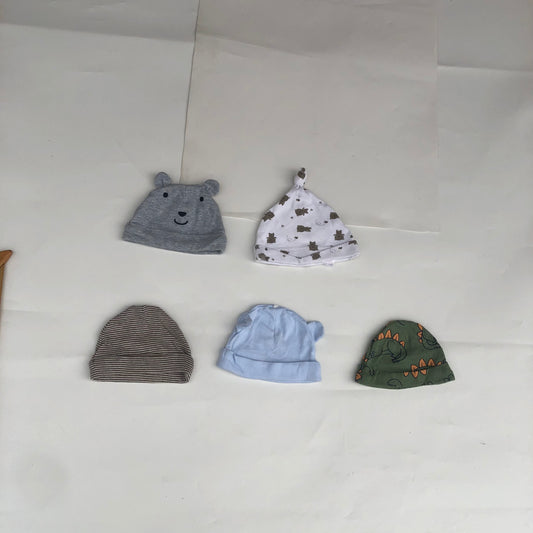 Baby Caps 17 For 0-3 Months Old
