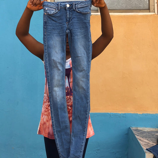 6-7 years old Denim Trousers for a Skinny and tall person
