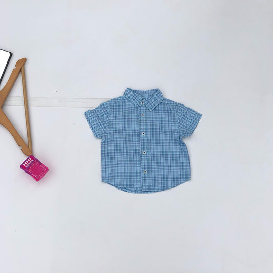 3-6 months old blue shirt by first impressions