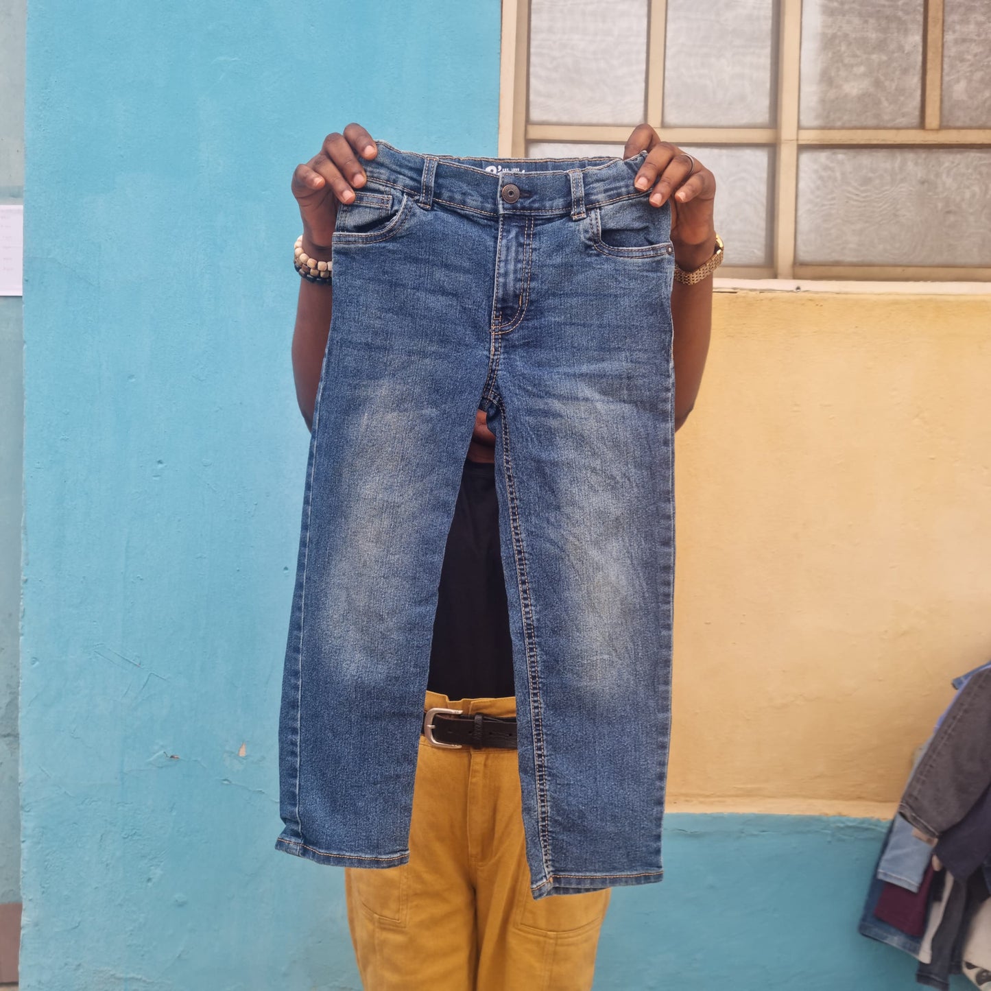6 Years old Blue Denim Trousers by B_GOSH