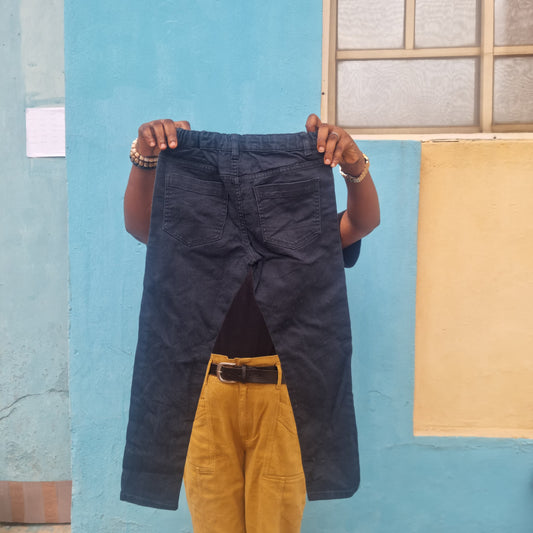 8-9 Years Old Black Denim Trousers By F&F