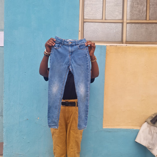 8-9_years_old_Blue_denim_trousers_by_Denim_Co