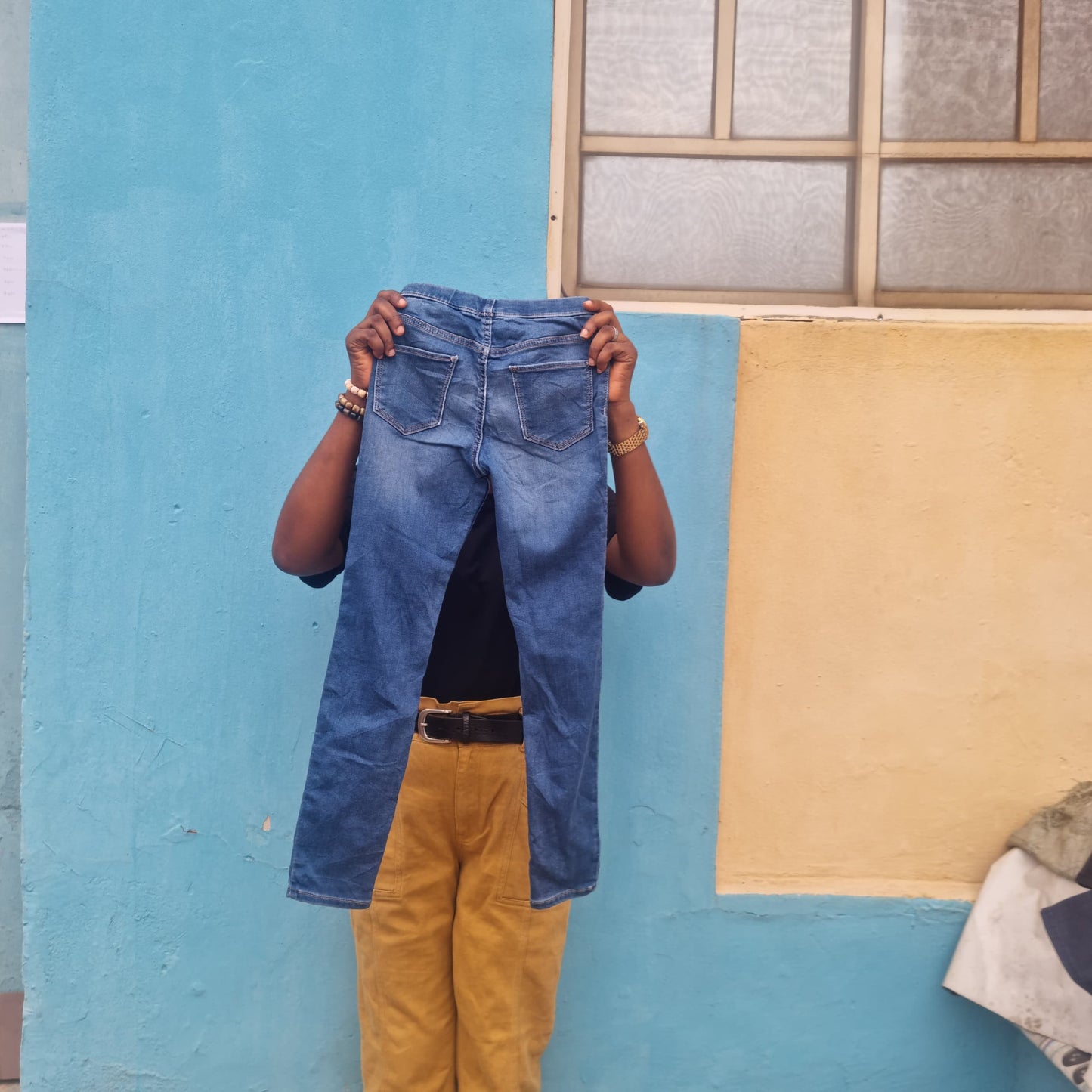 8-9_years_old_Super_Soft_Leggings_Denim_Trousers