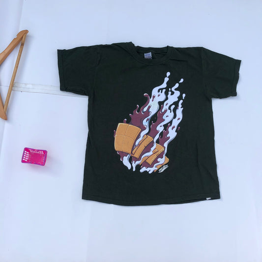 Tshirt Green dị ọkara maka afọ 10-12 nke GILDAN