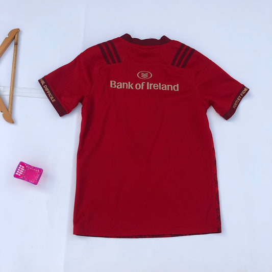 Shekaru 13-15 Old Red Jersey Top Ta Adidas