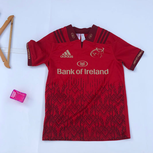 Shekaru 13-15 Old Red Jersey Top Ta Adidas