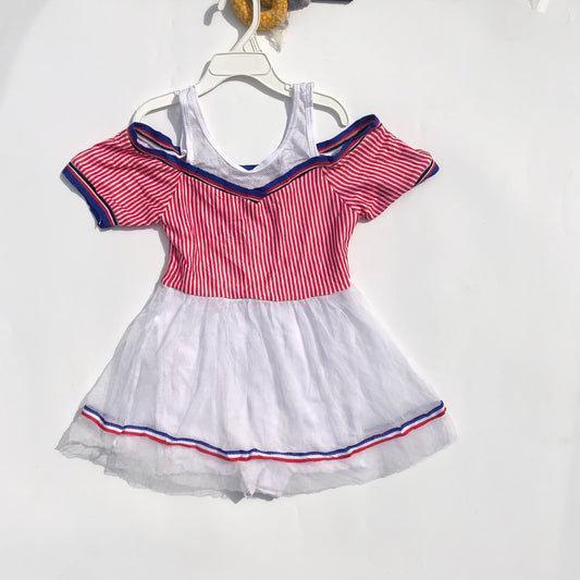 Cheer Leading Gown with shorts for 5-6 years old