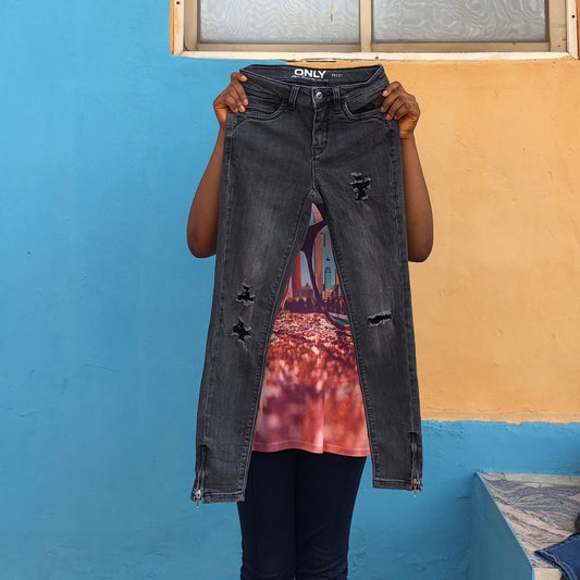 11-12 years old Ripped Denim Trousers