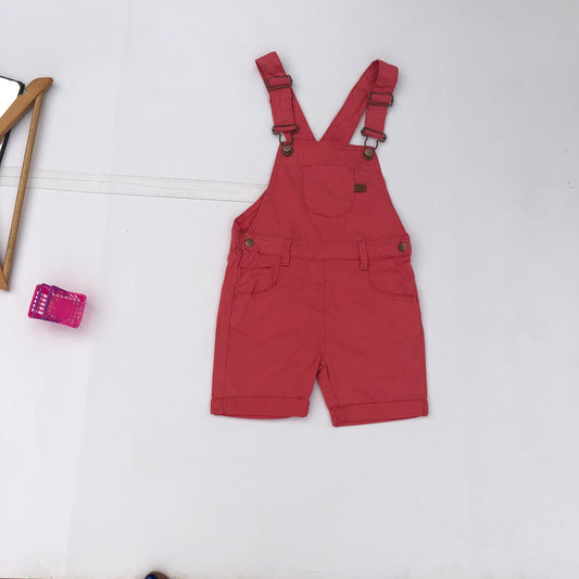 Orange Denim dungarees by Tex baby for 3 years old