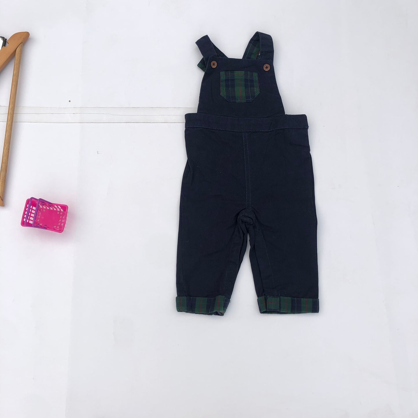 Blue Denim Dungarees by Tommy Bahama for 3-6 months old