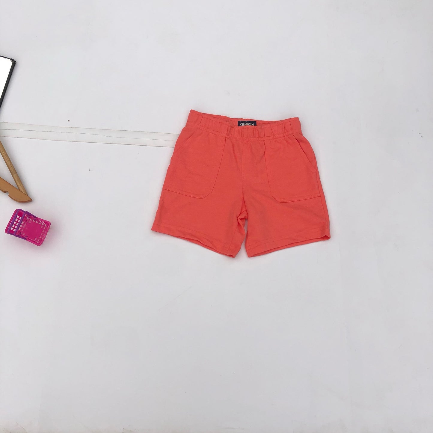 Orange cotton shorts by Oshkosh for 2 years old