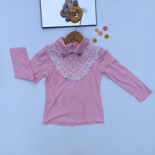 Pink Long Sleeve Tees for 8 years old