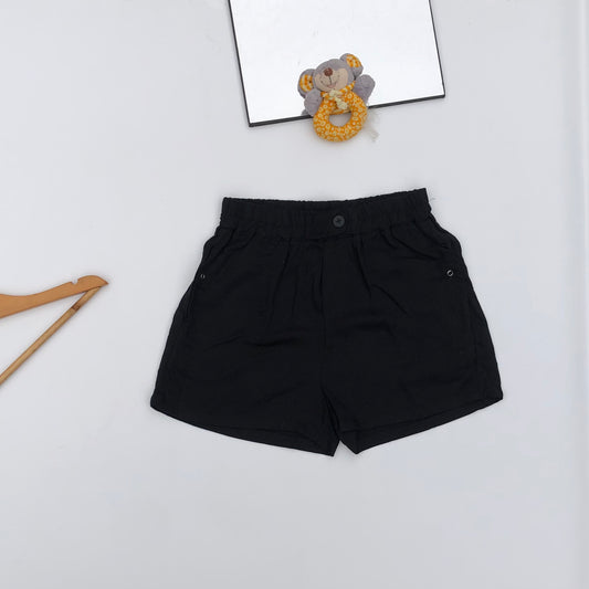 12-13 years old black shorts with pockets