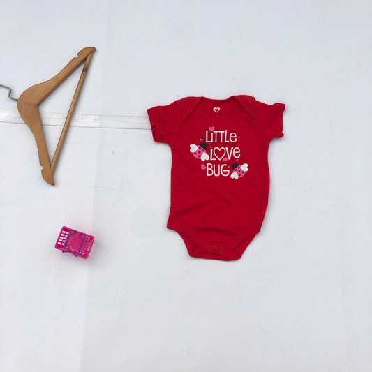 6-9 Months Old New Little Love Bug Bodysuit