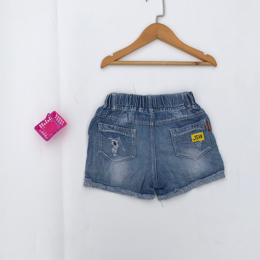 Crazy Denim shorts for 6 years old Girl