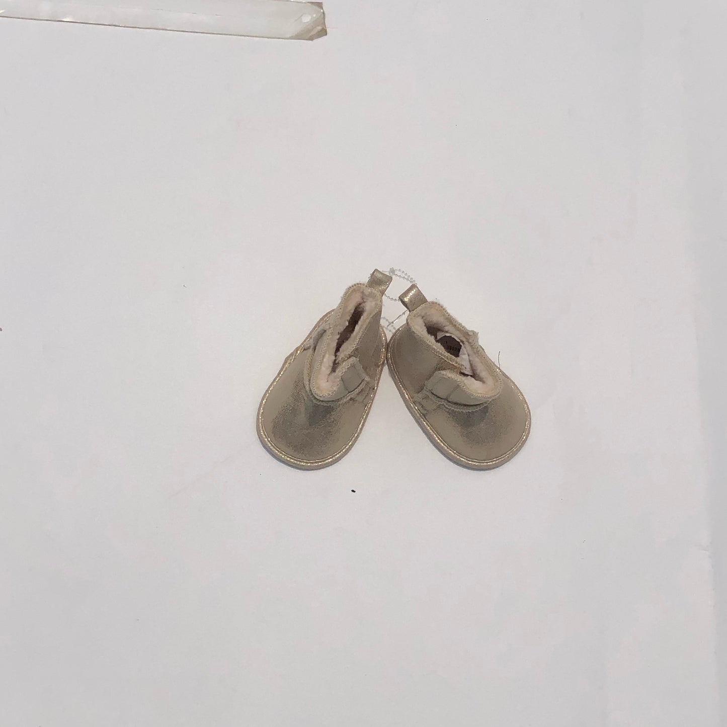 Gold Shimmery Ankle Boots for 9-12 months old By Joe Fresh