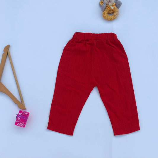 3 Years Old Red trousers