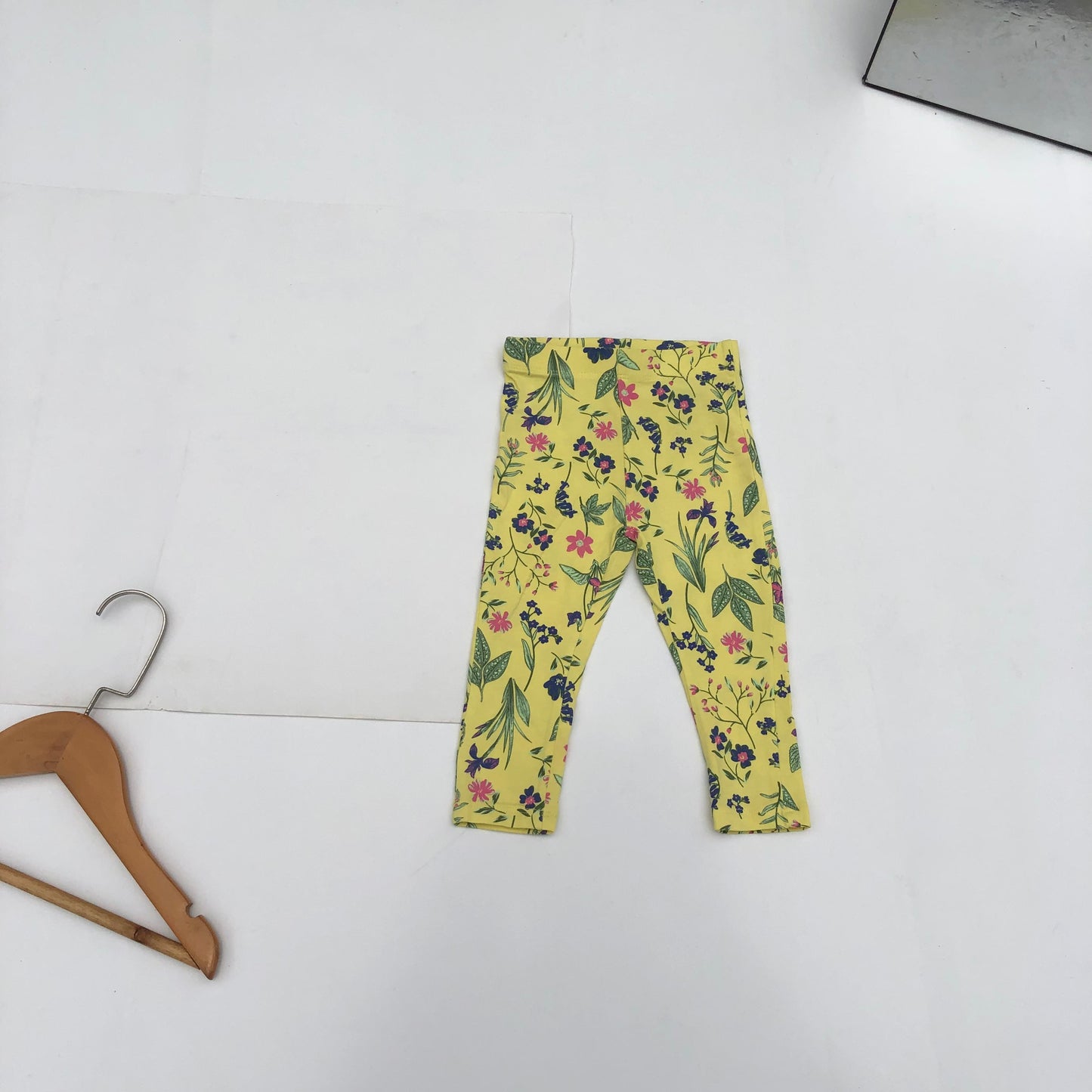 12 months old floral leggings by monkey bars