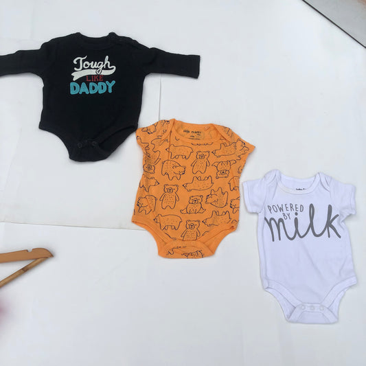 900 Naira Bodysuits Bundle127 For 0-3 month