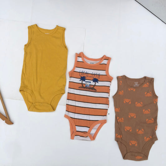 Sleeveless Bodysuits Bundle129 For 18 months By Carter's