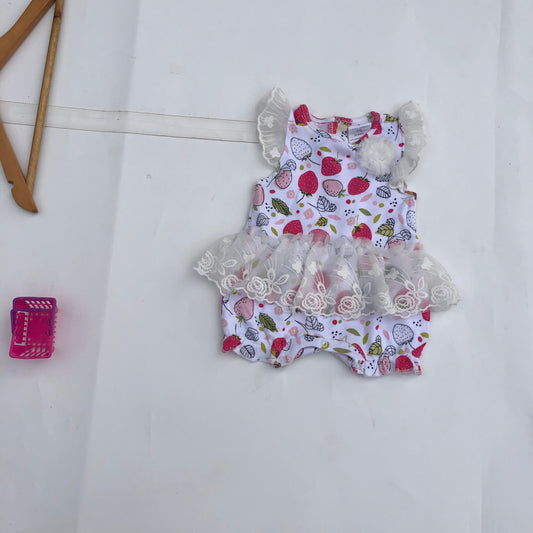 0-3 Months flower Romper by Laura Ashley baby
