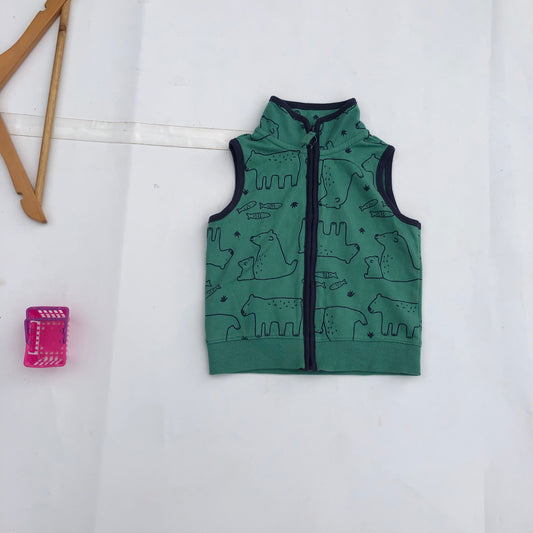 9-12 months old Green Sweat Jacket
