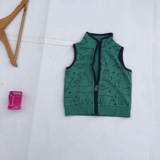 9-12 months old Green Sweat Jacket