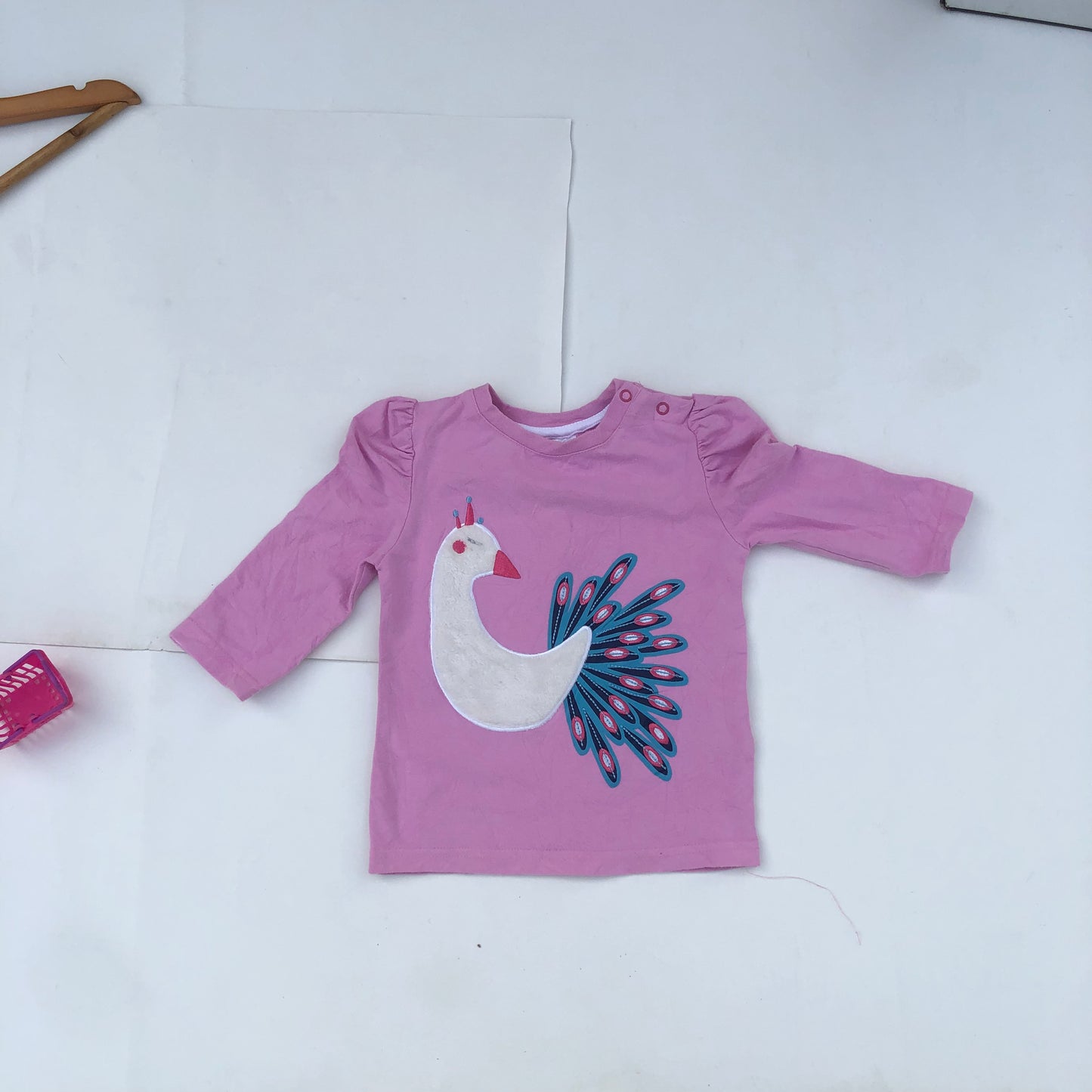 Peacock top for 1-2 years old