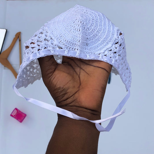 Baby christening Cap