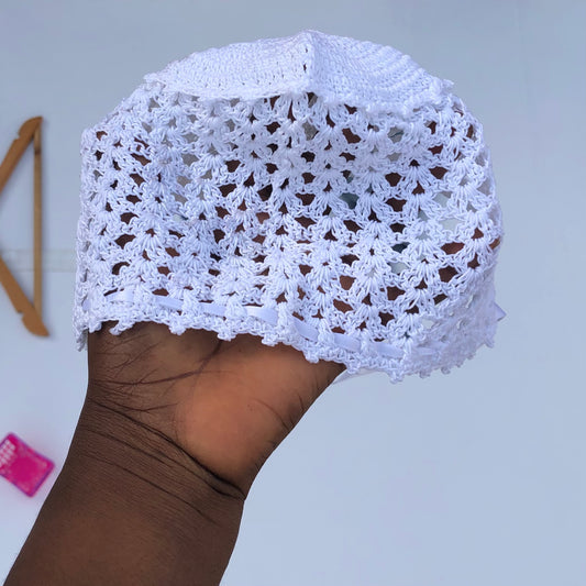 Baby christening Cap