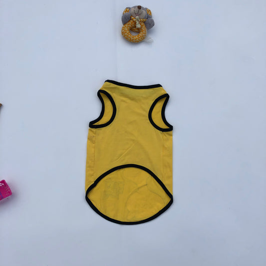 1 year old yellow goose sleeveless top