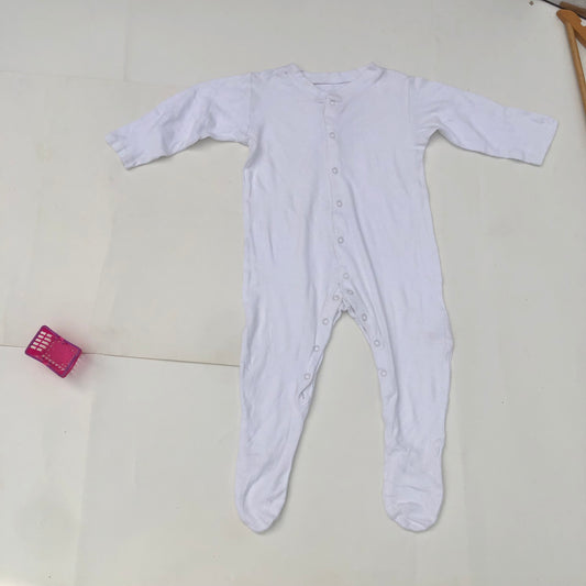 White Sleepsuit For 12-18 Months Old