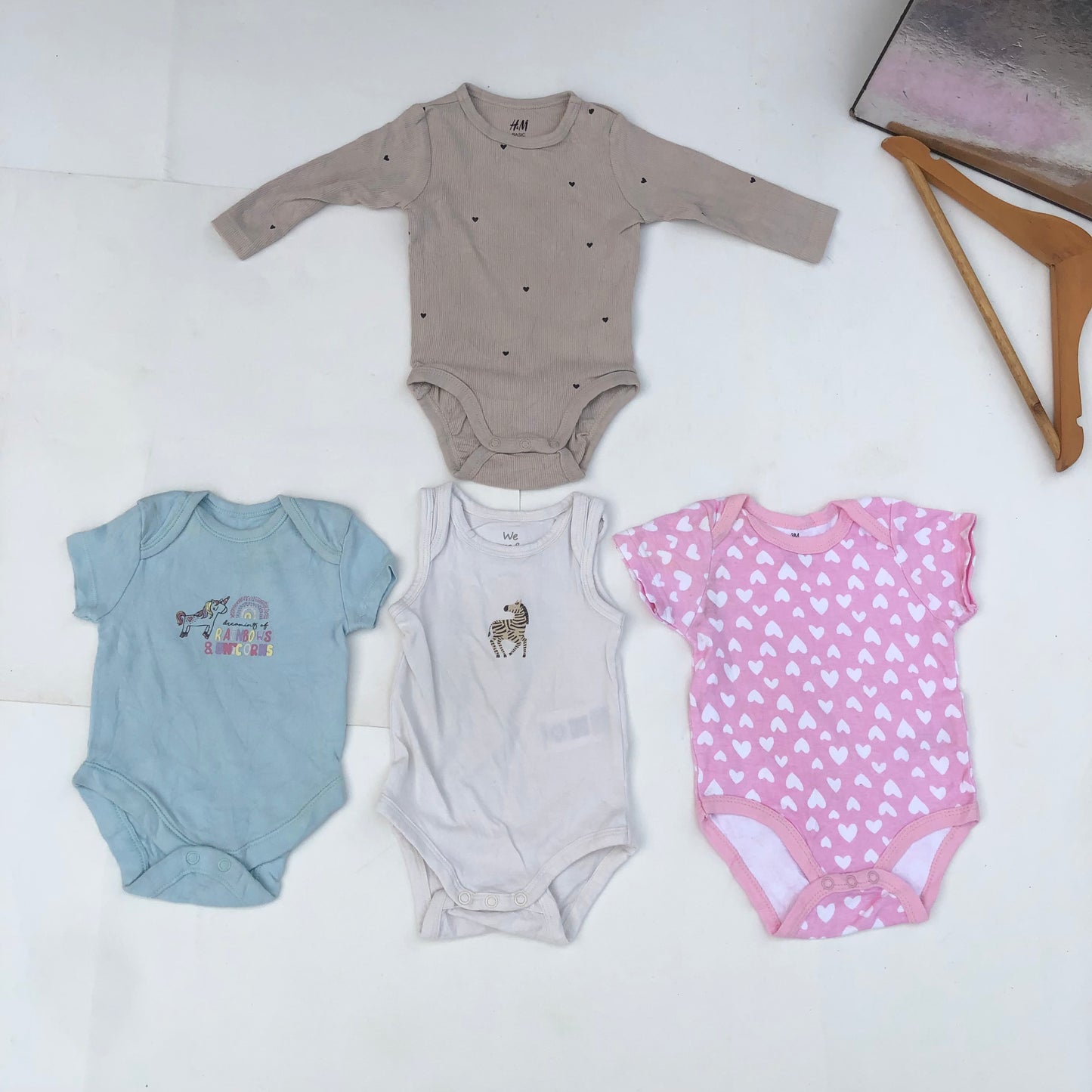 Bodysuits Bundle For 0-3 months