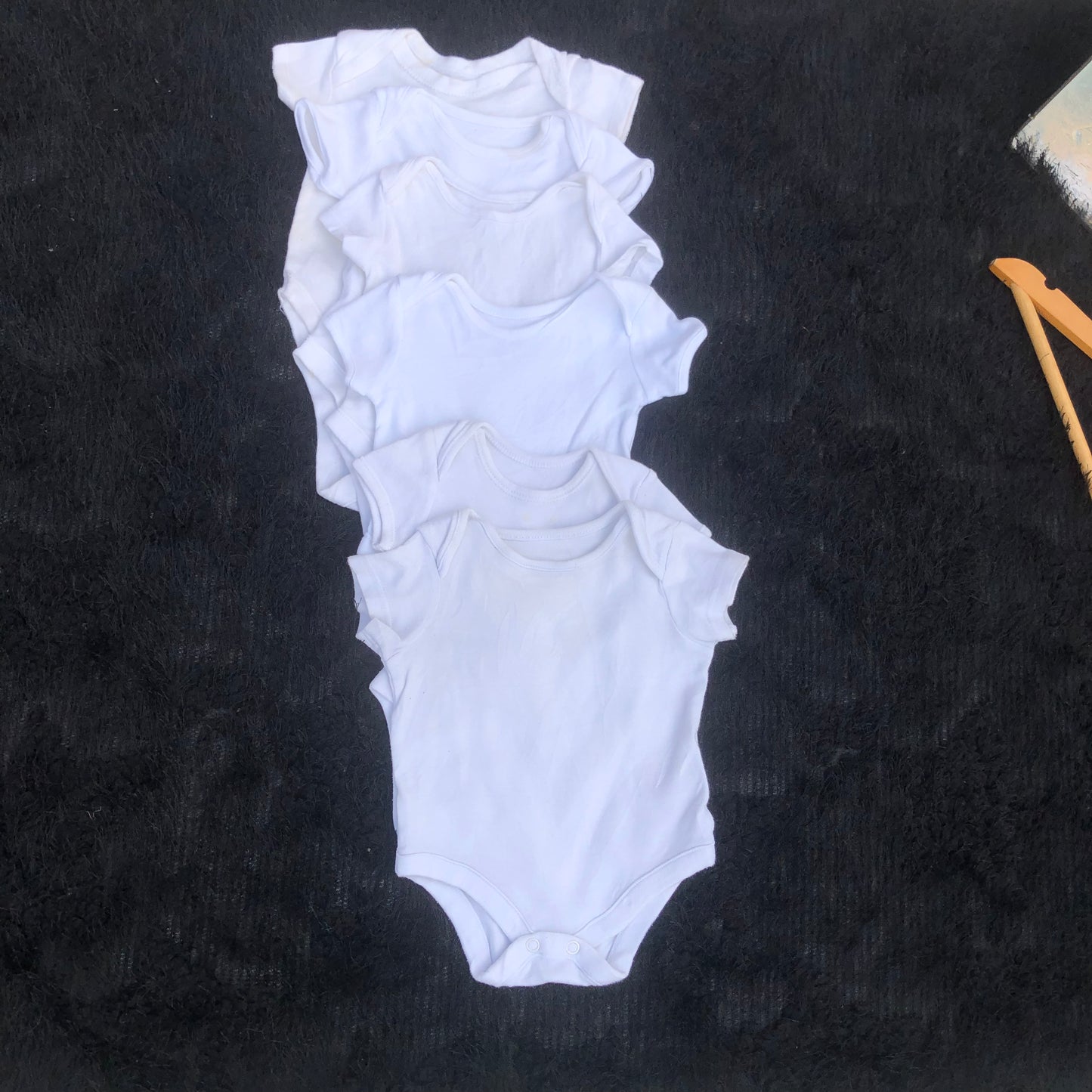 White Bodysuits for 0-3 months old