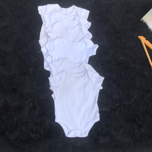 White Bodysuits for 18-24 months old