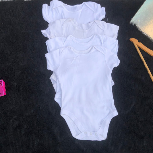 White Bodysuits for 18-24 months old