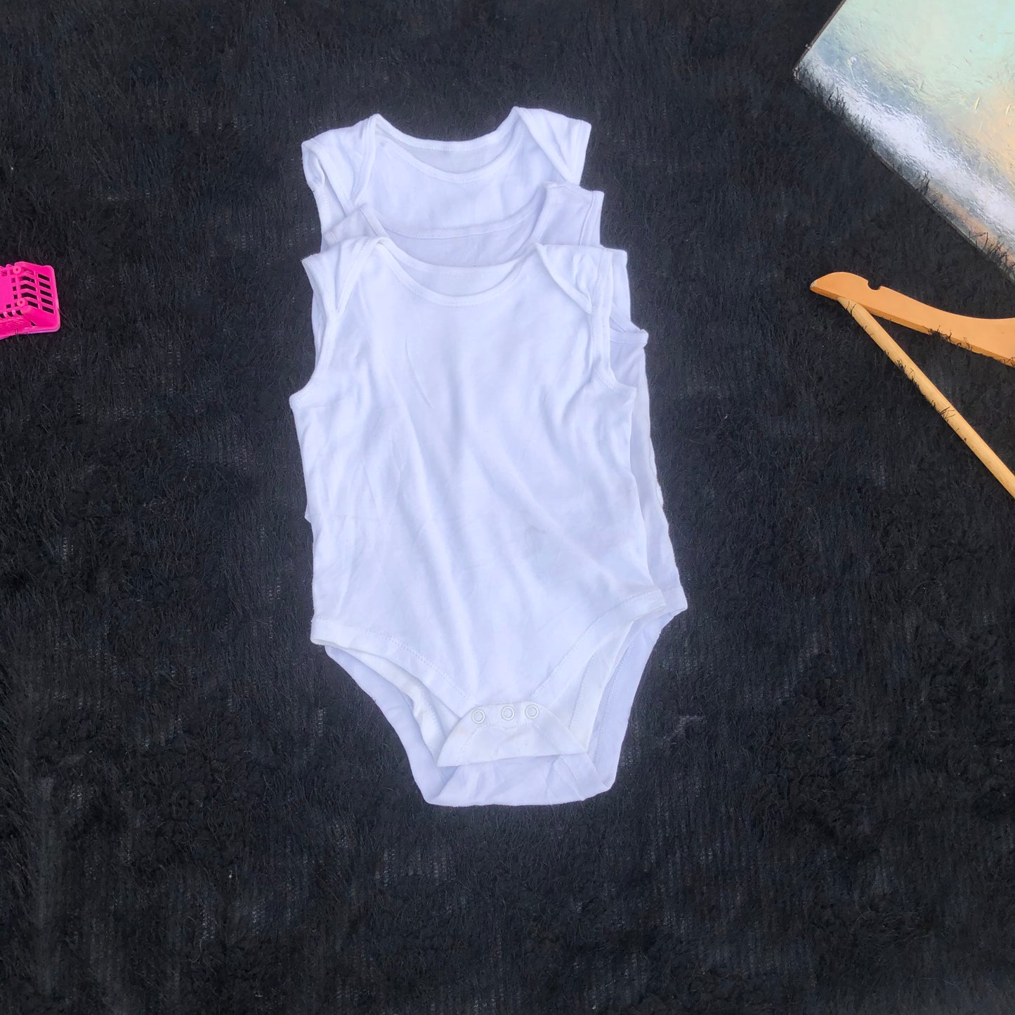 White Bodysuits for 12-18  months old
